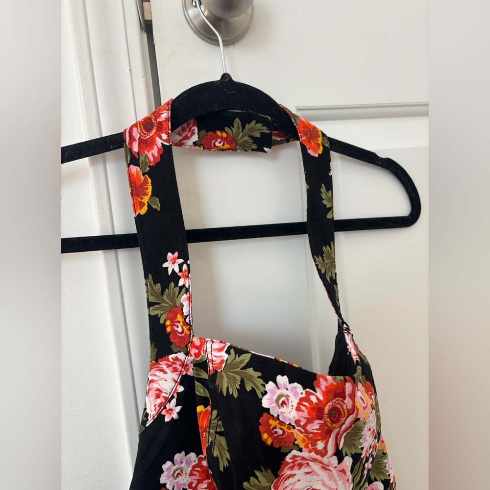 Anthropologie Maeve Retro Halter Top floral - Picture 6 of 12